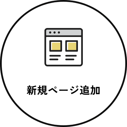 新規ページ追加
